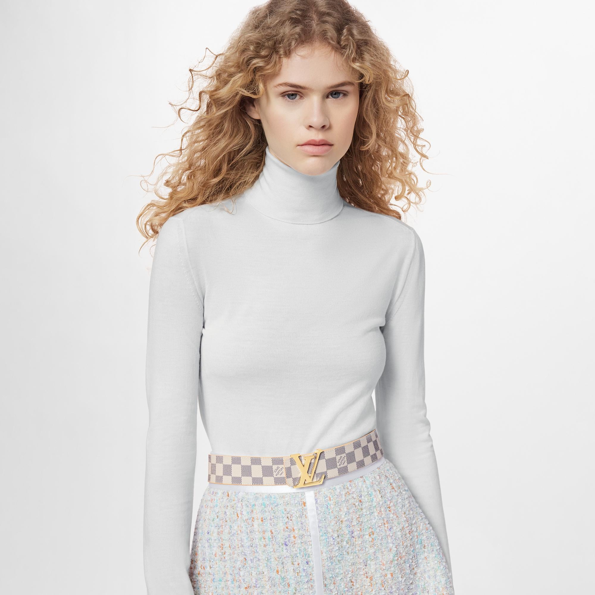 LV Initiales 40mm Reversible Belt Damier Azur - Women